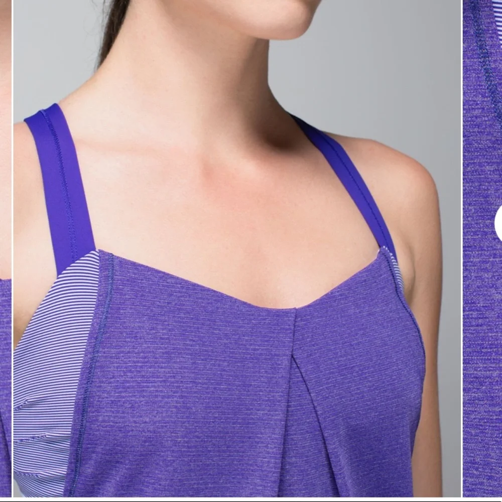 Lululemon Rest Less Tank Purple (Berry) 4